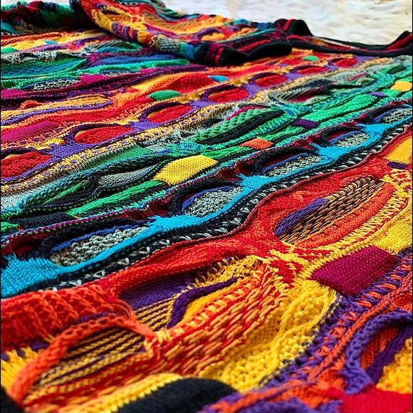 ❌SOLD❌ Vintage COOGI Sweater Kaleidoscope Colors NWOT - Picture 10 of 16